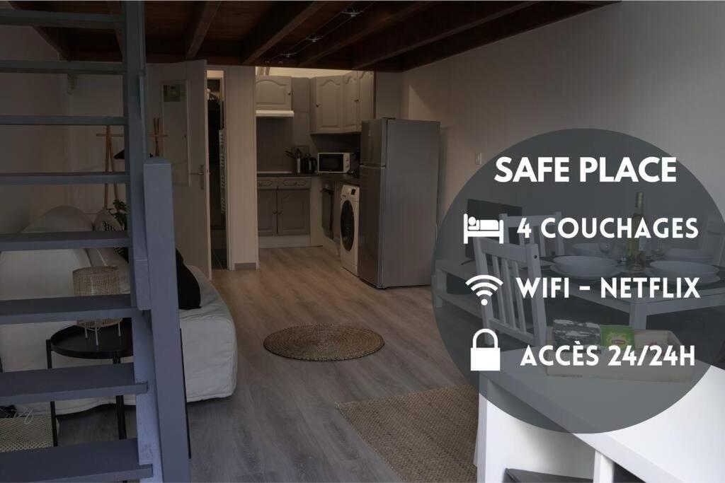 Saafeplace-4Pers-Wifi-Keybox-24Sur7 Étampes Eksteriør billede